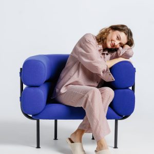 512 Cotton Silk Blend Set, Terracotta Stripe